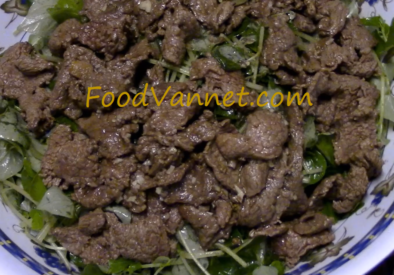 Read more about the article How To Make Peperomia Pellucida and Beef Salad / Vegetable & Beef Salad (Goi Rau Cang Cua Thit Bo)